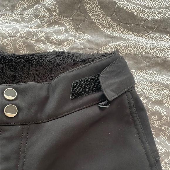 L.L. Bean Kids Black with purple accents Ski Pants - Picture 7 of 9